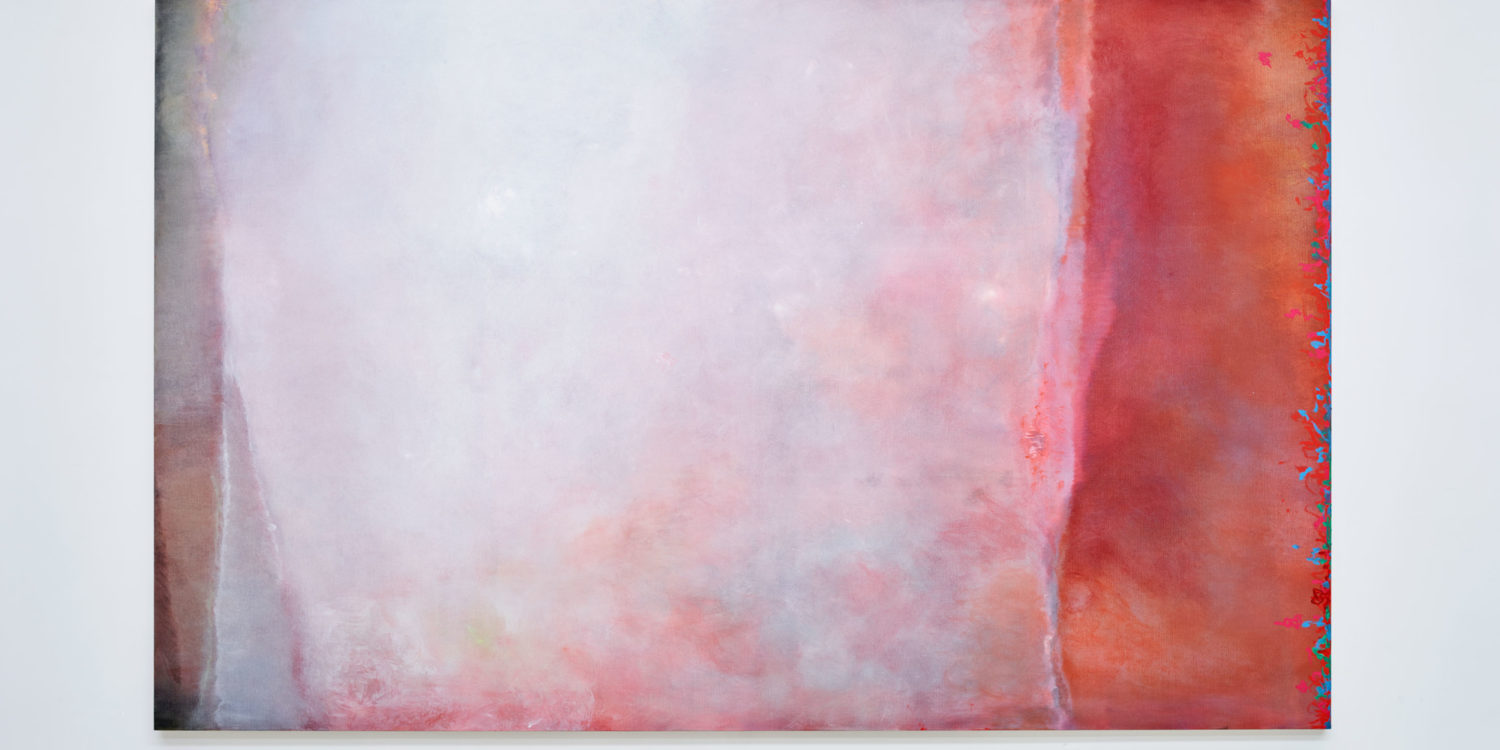 J'efface, et cela apparaît, Angel Vergara, 2020, Oil on canvas, 200 x 321 cm